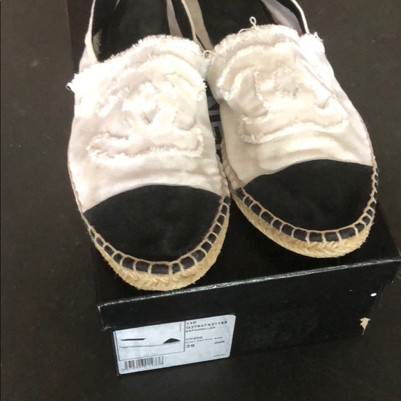 pre owned chanel espadrilles